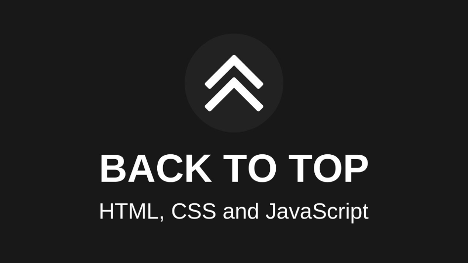 Back to Top Button using jQuery and CSS
